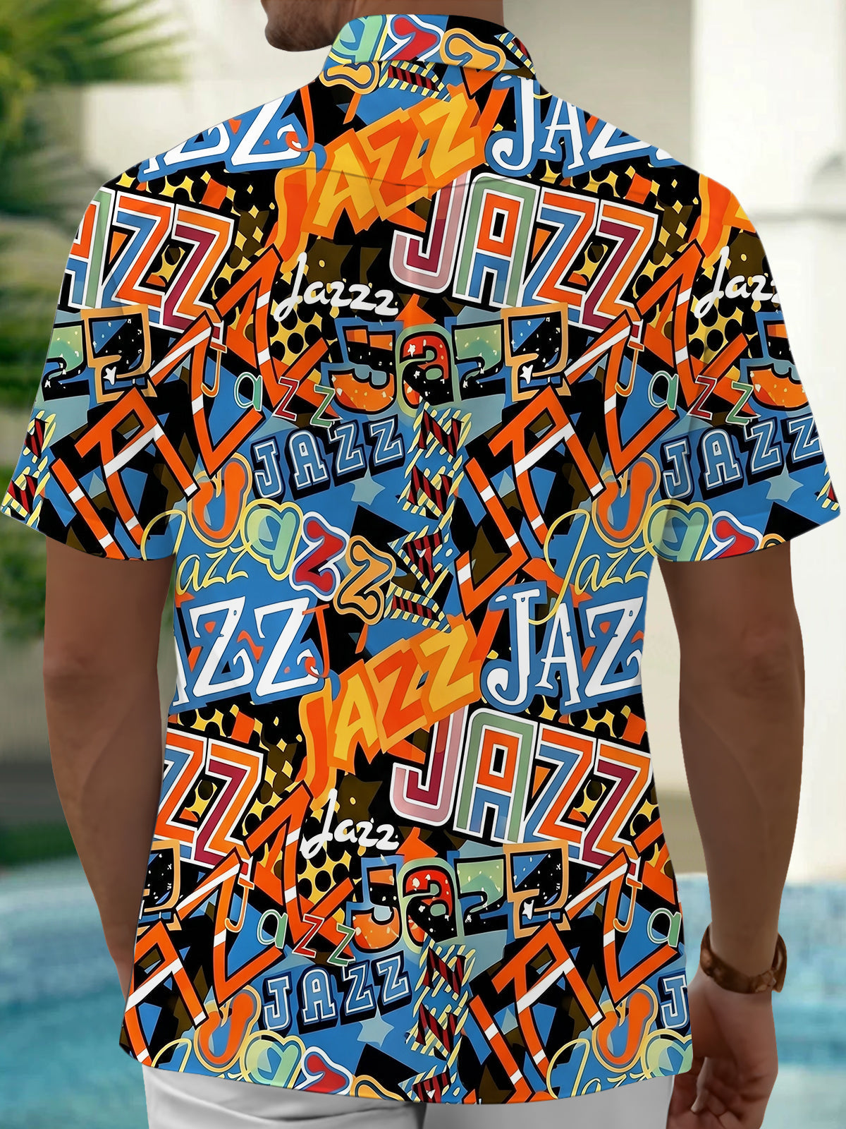 Oceanlyte Men's Hawaiian Summer Print Casual Print Short Sleeve Shirt with Chest Pocket