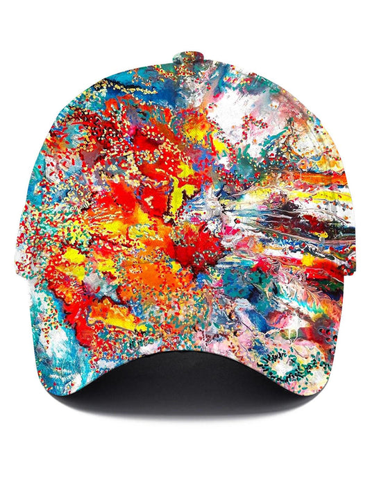 Abstract Gradient Men's Print Baseball Cap