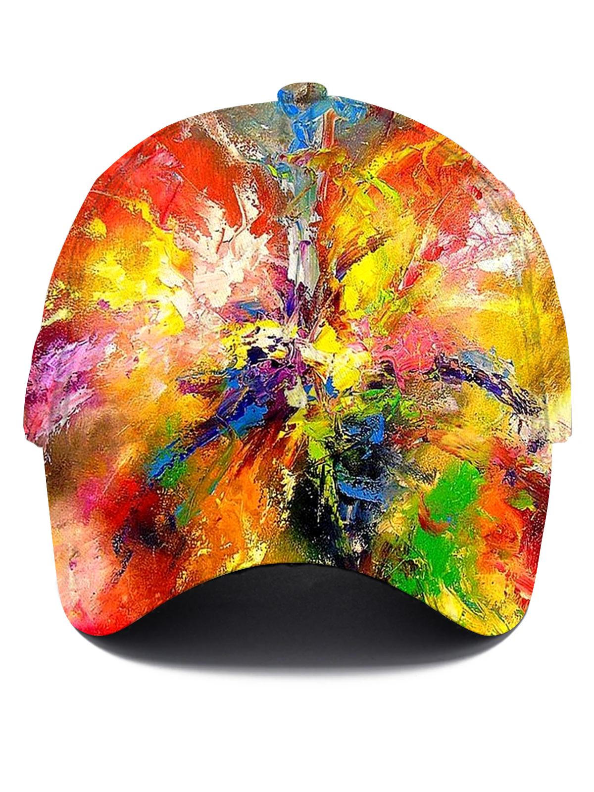 Abstract Men's Print Baseball Cap