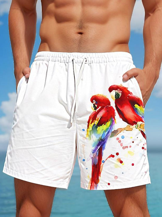 Parrot Men's Shorts With Pocket