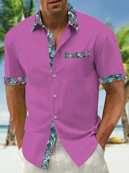 Leaf Men's Pocket Short Sleeve Shirts