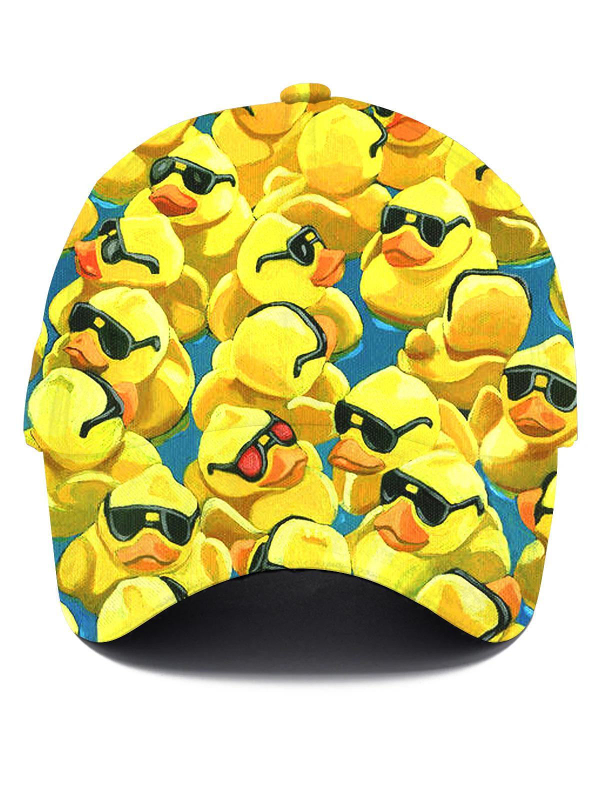 Summer Sunglasses Duck Men's Print Baseball Cap