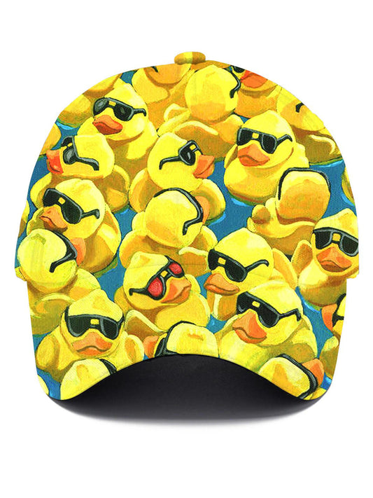 Summer Sunglasses Duck Men's Print Baseball Cap