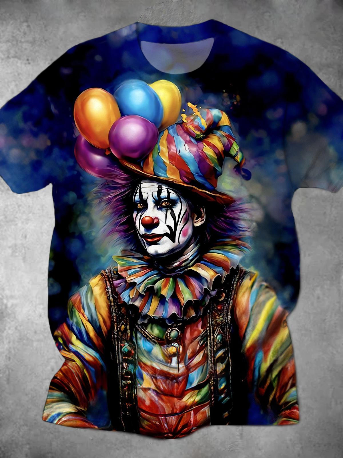 Joker Round Neck Short Sleeve Men's T-shirt