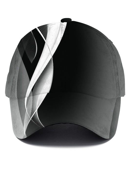 Abstract Gradient Print Men's Print Baseball Cap