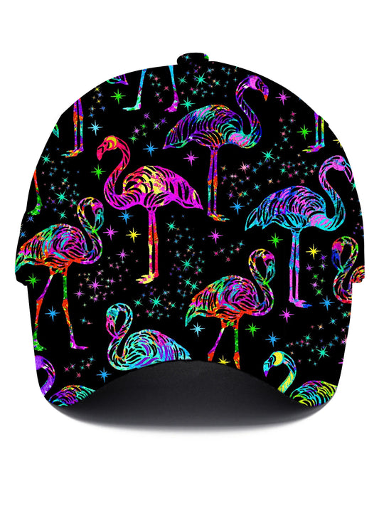 Flamingo Men's Print Baseball Cap