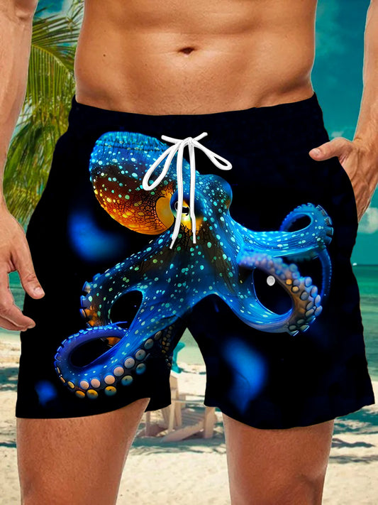 Octopus Men's Shorts With Pocket