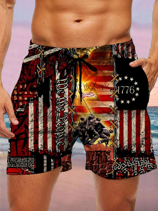 1776 Men's Print Pocket Shorts