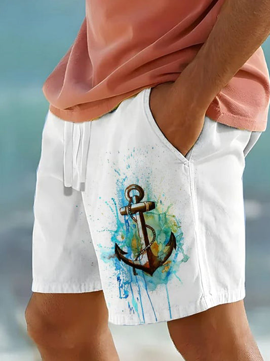 Anchor Men's Shorts With Pocket