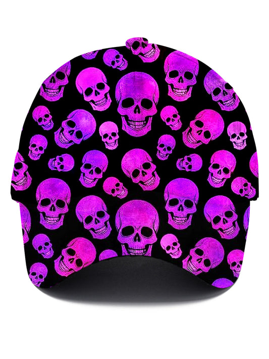 Skull Men's Print Baseball Cap