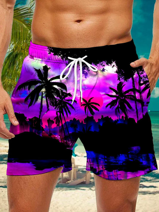 Hawaiian Men's Print Pocket Shorts